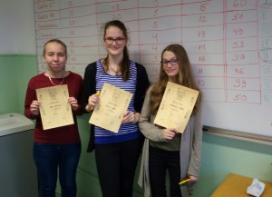 Kodutütred viktoriin märts 2017