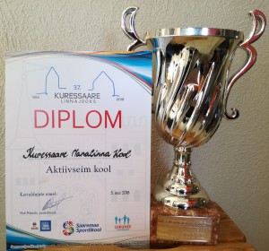 37. Kuressaare linnajooksu aktiivseim kool 05.05.2018